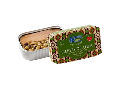 Filetes de Atum em Azeite com Feijão Frade - 120g