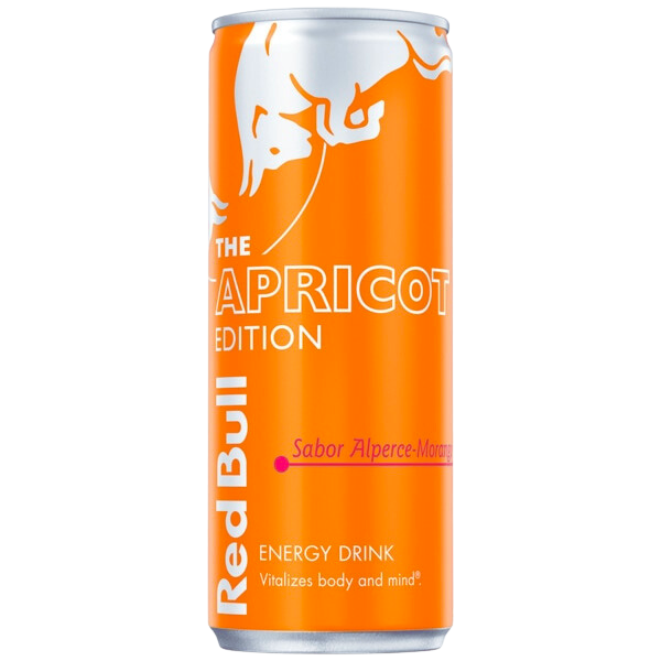 Red Bull Alperçe-Morango Bebida Energética - 250ml