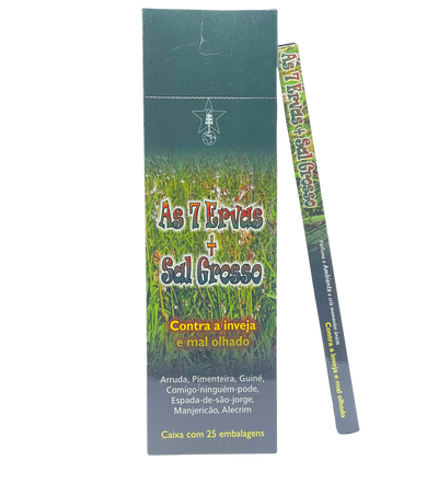 Incense 7 Herbs + Coarse Salt