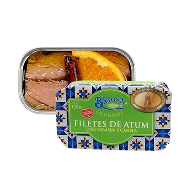 Filetes de Atum com Laranja e Canela Região Algarve - 120g