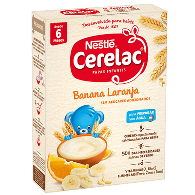 Cerelac Banana e Laranja - 250g
