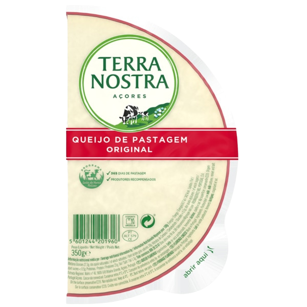 Terra Nostra Queijo Flamengo Bola 1/4 350G