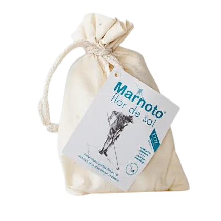 Fleur de Sel in Cotton Bag Hand-harvested sea salt - 125g