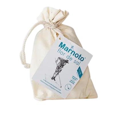 Fleur de Sel im Baumwollbeutel handgeschöpftes Meersalz – 125 g