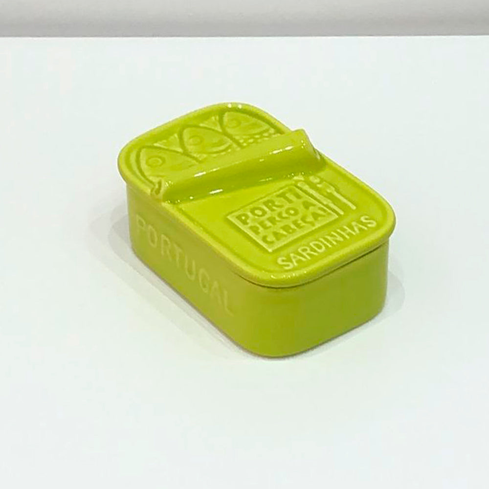 Handbemalte Keramik-Seifenbox – Sardinen