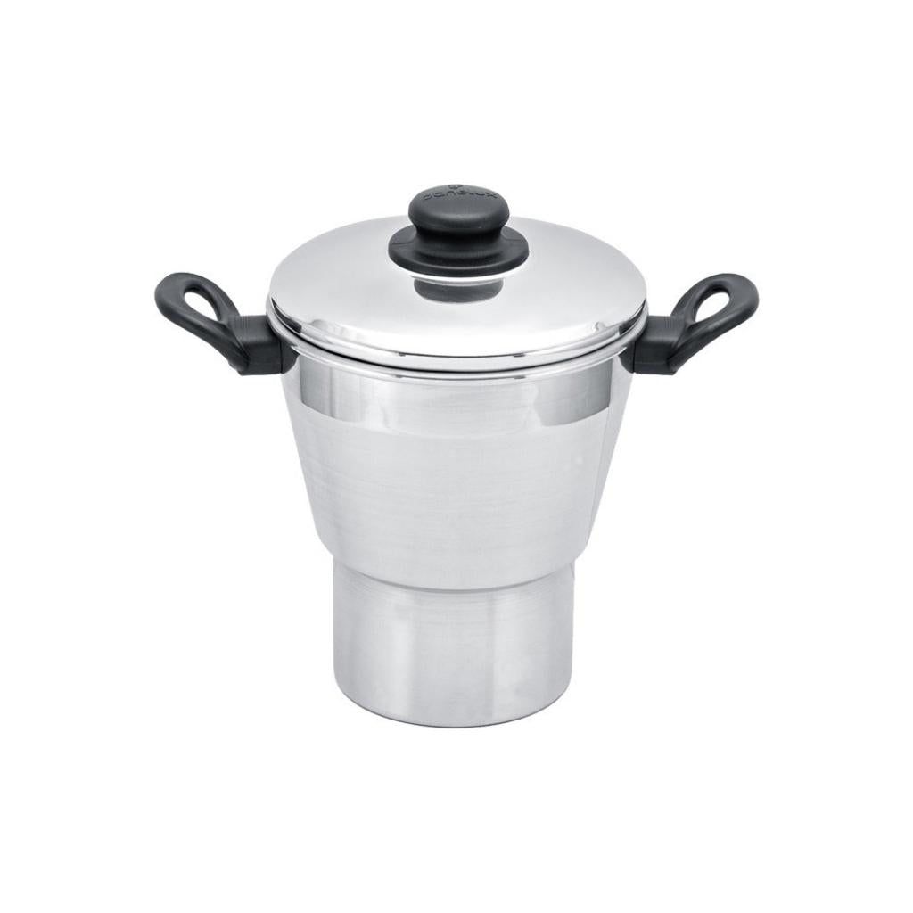 Couscous-Schüssel aus poliertem Aluminium – 18 cm