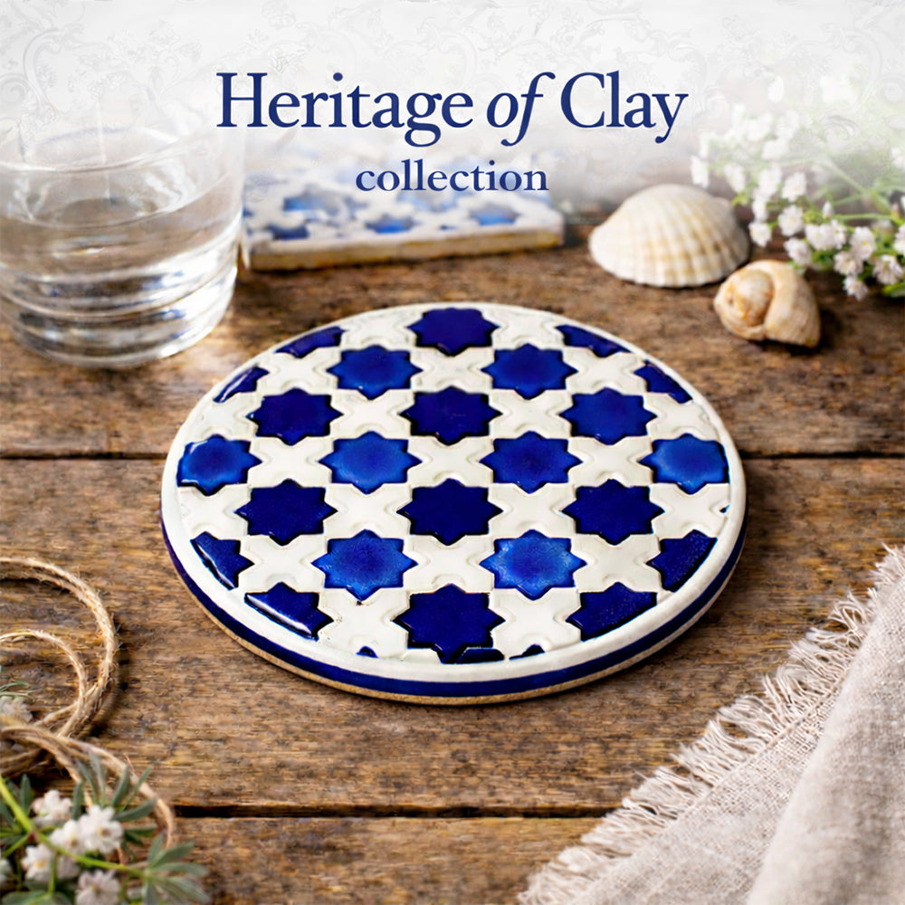 Porta-copos Heritage Blue Star Mosaic
