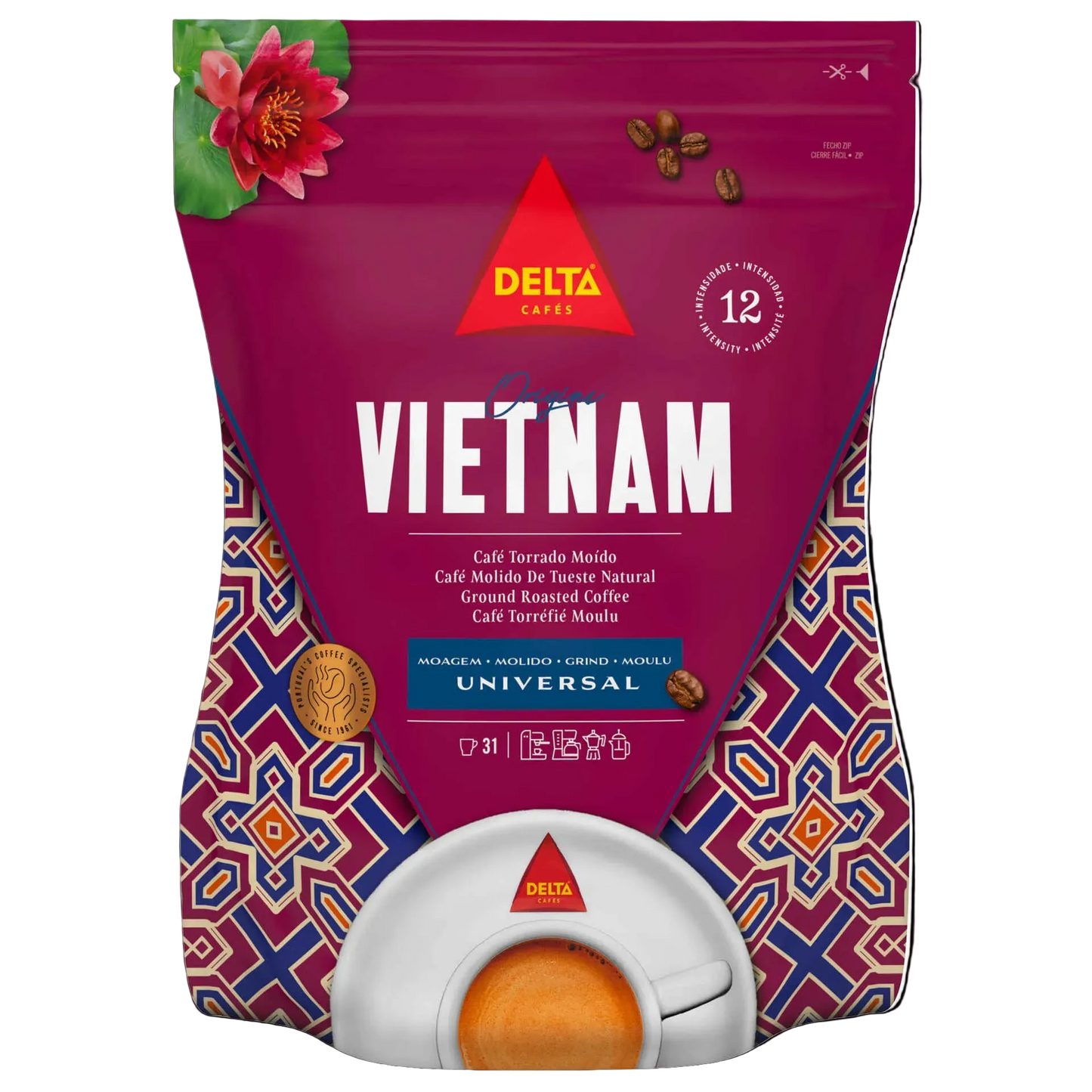 Gemahlener Kaffee aus Vietnam - 220 g