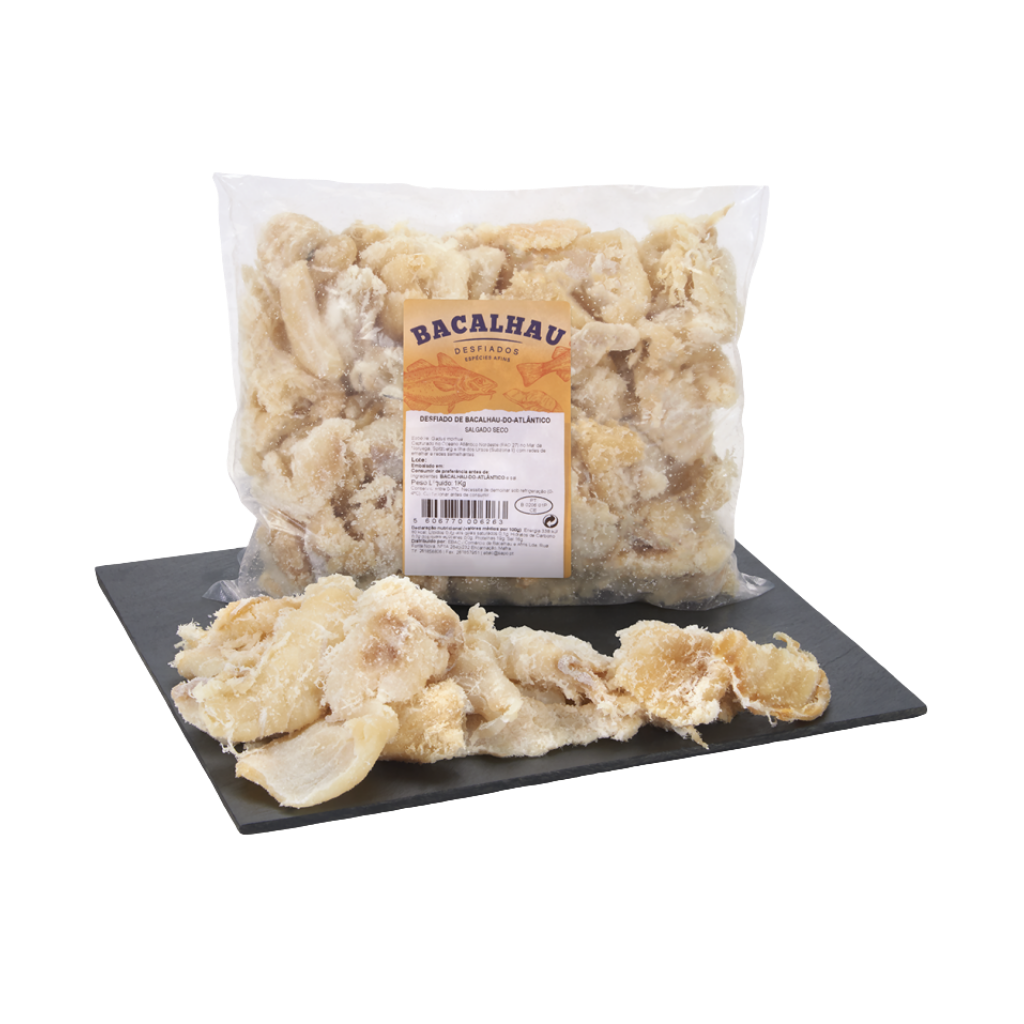 Salted Dry Shredded Atlantic Cod - 1kg