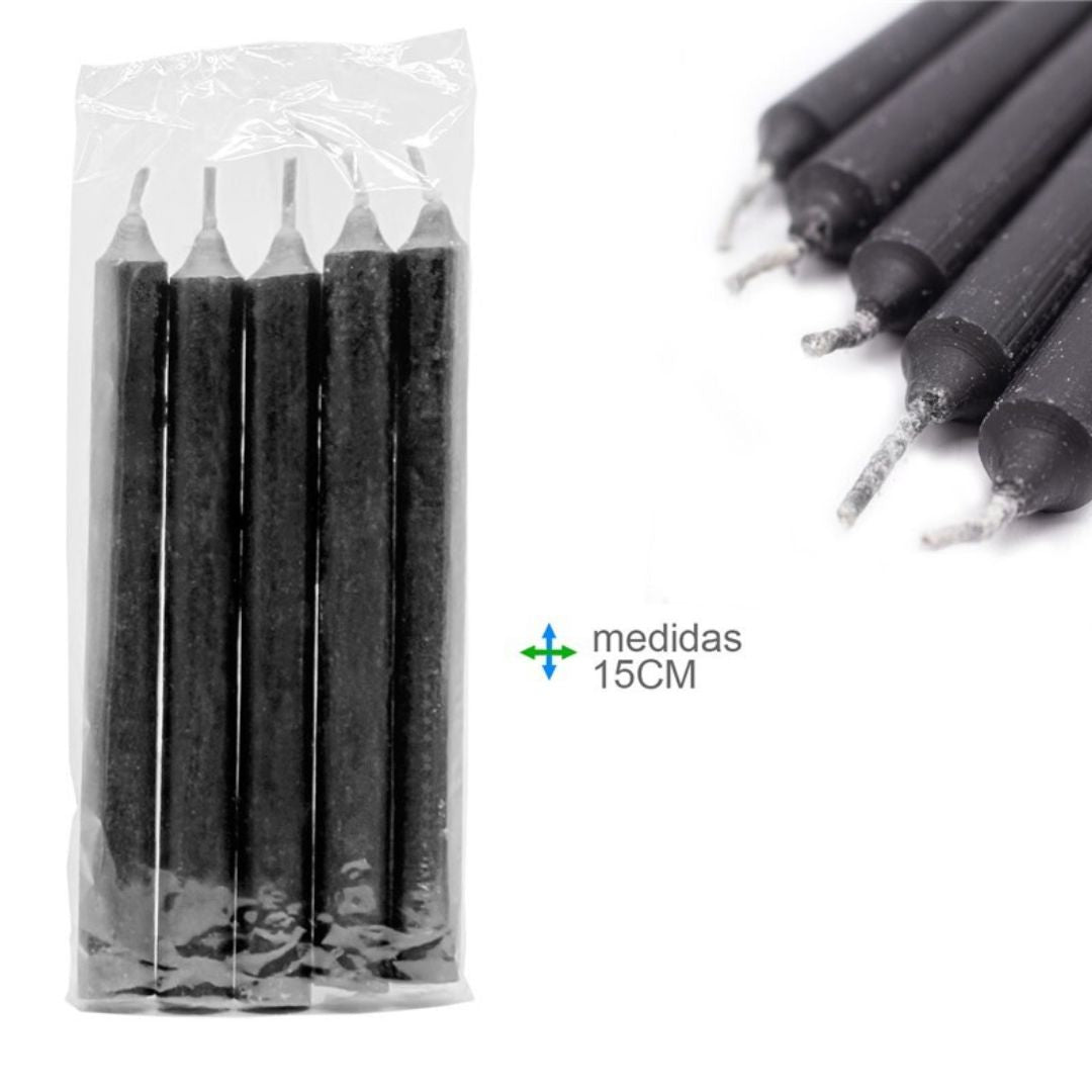 Black Candle - 15cm