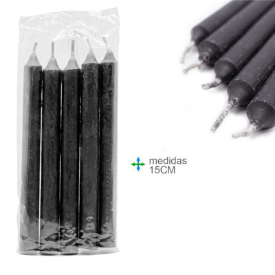 Black Candle - 15cm