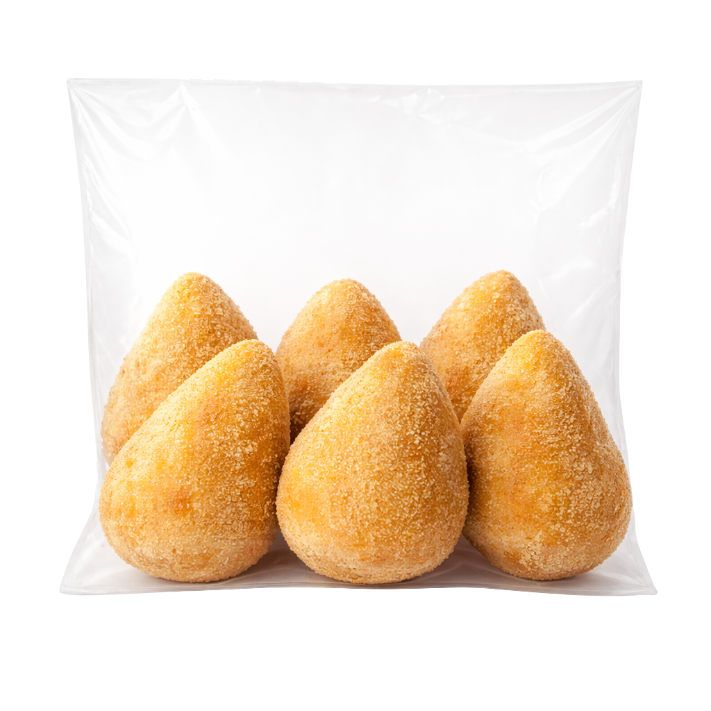 Large Chicken Coxinha with Catupiry for Oven - 6 pcs.