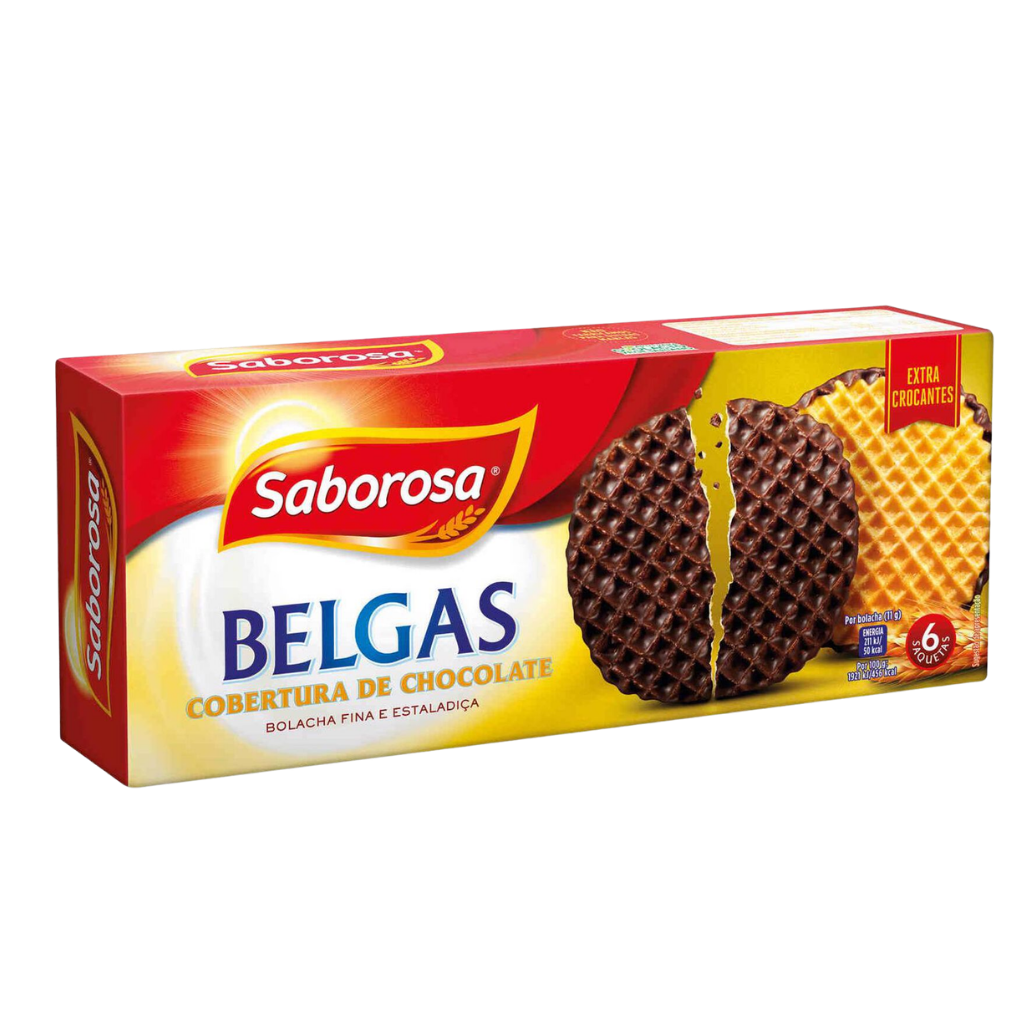 Waffelkekse nach belgischer Art mit Schokoladenüberzug – 198g