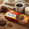Waffelkekse nach belgischer Art mit Schokoladenüberzug – 198g