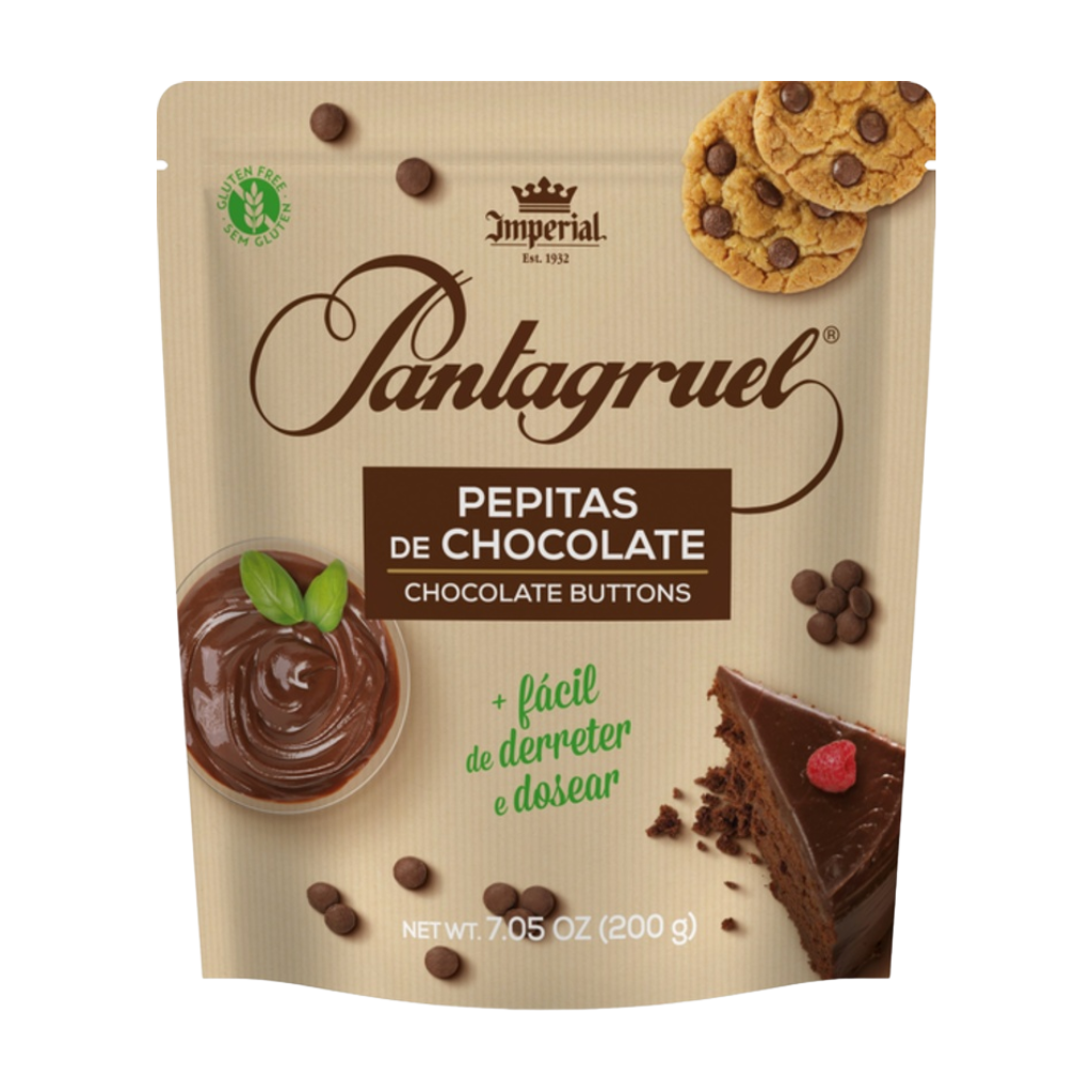 Pantagruel Schokoladenstücke 43% – 200g
