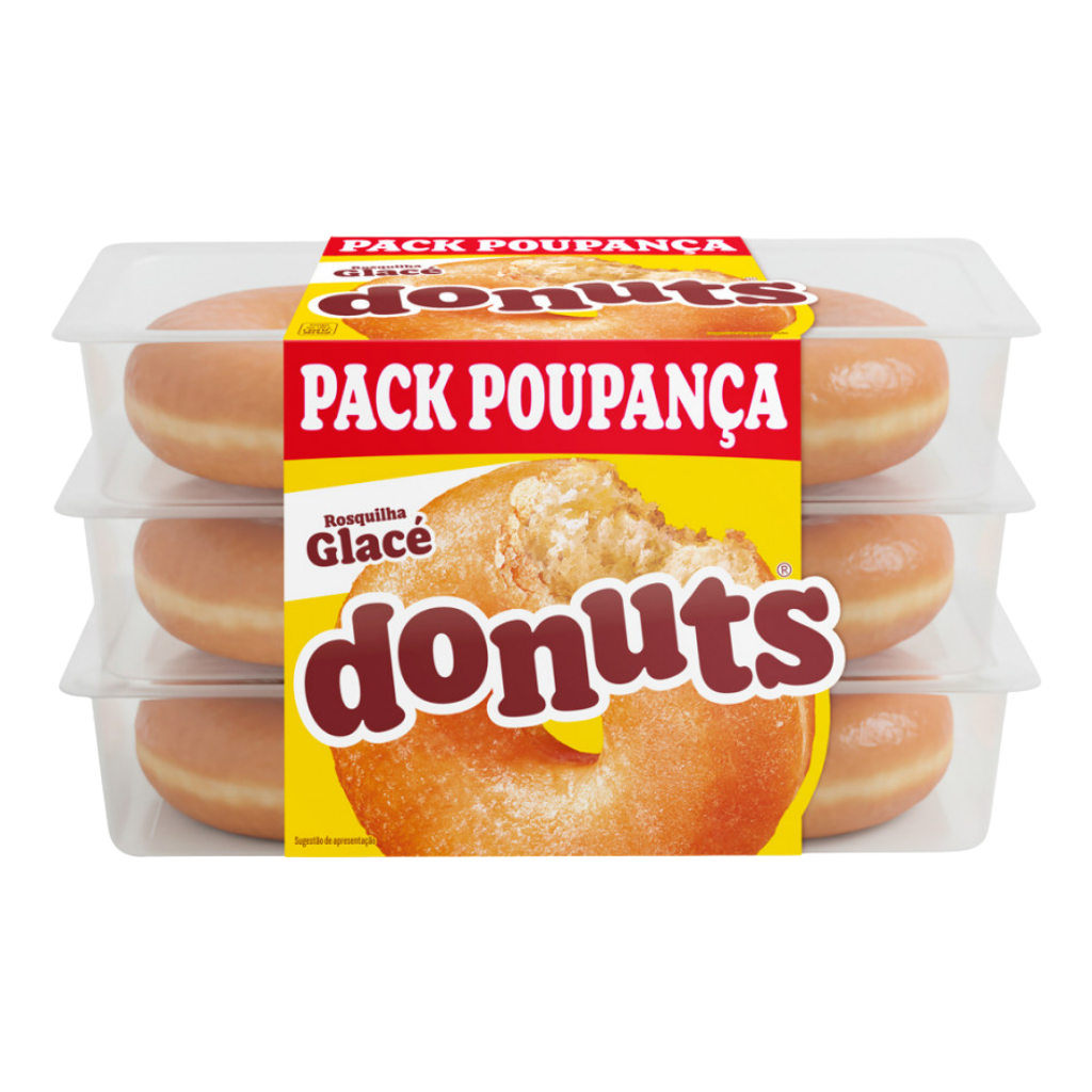 Donuts Glaceados Clássicos (6 uni.) - 300g