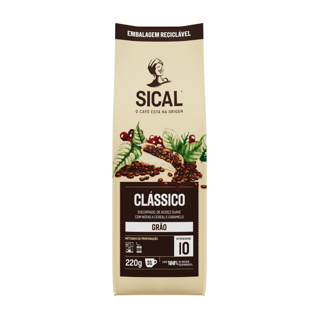 Klassisch geröstete Kaffeebohnen – 220 g
