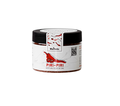 Fleur de Sel mit Piri-Piri handgeschöpftes Meersalz – 125 g