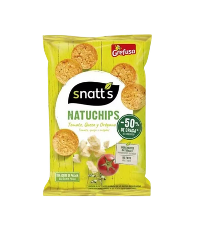 Snatt's Natuchips Tomato Cheese and Oregano - 65g