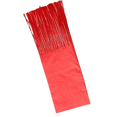 Seidenpapier mit Fransen für Red Bullets, 48 ​​Einheiten – 23 x 7,5 cm