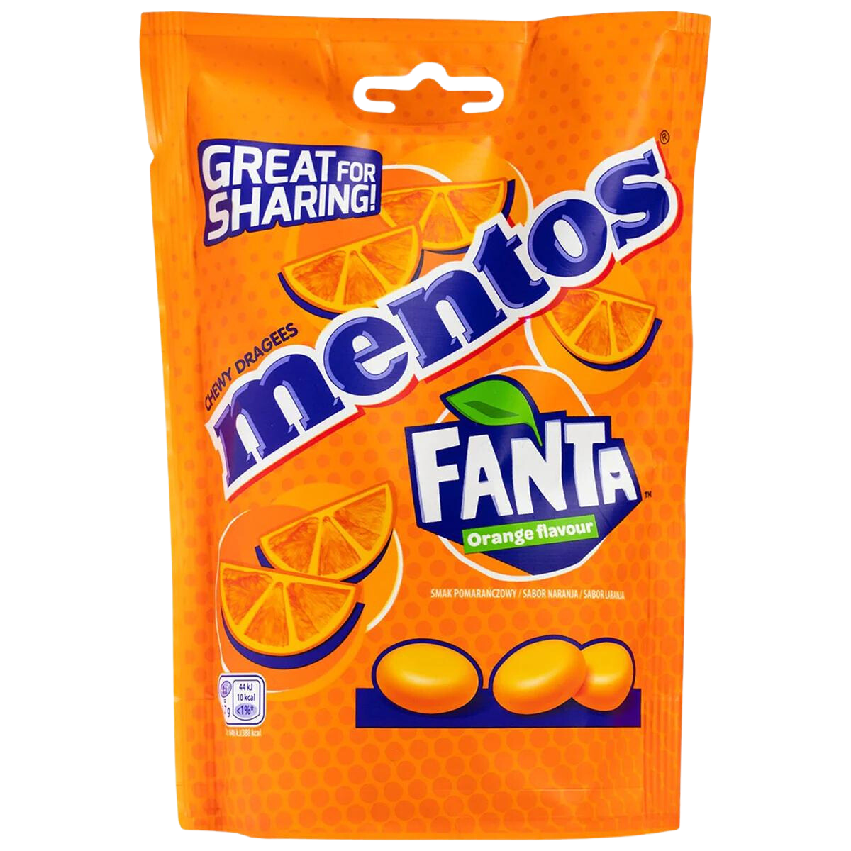 Mentos Fanta Laranja Rebuçados - 160g
