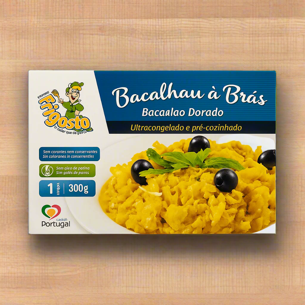Codfish with Potatoes & Eggs (Bacalhau à Brás) – 300g