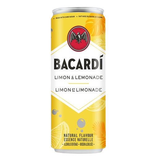 Bacardi Rum Limon & Lemonade - 250ml