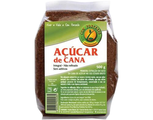 Açúcar de Cana Integral - 500g