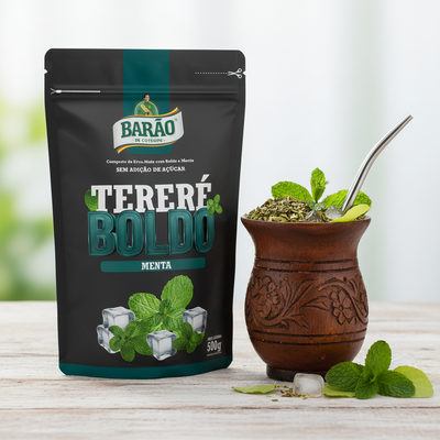 Yerba Mate Tereré mit Minze und Heidelbeere – 500 g