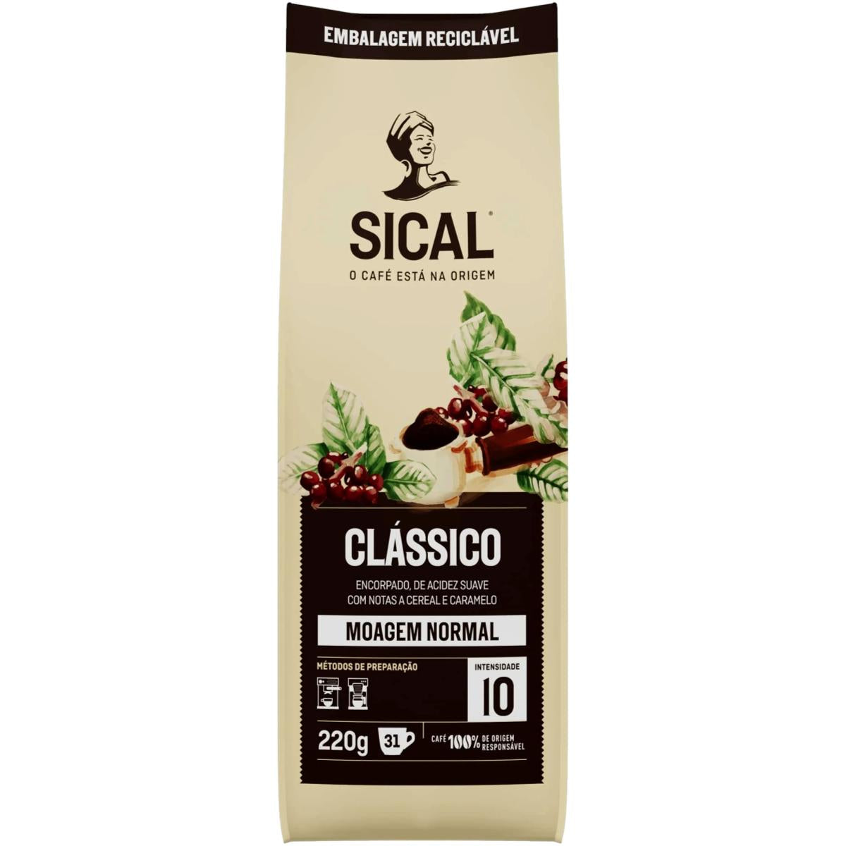 Klassischer gerösteter gemahlener Kaffee – 250 g