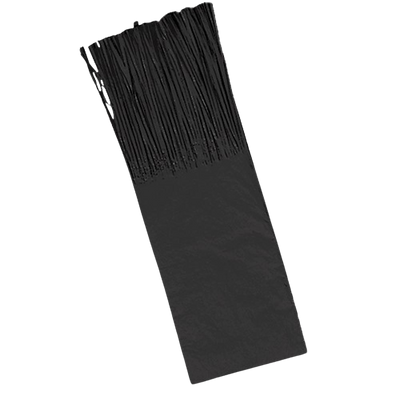 Seidenpapier mit Fransen für Black Bullets, 48 ​​Einheiten – 23 x 7,5 cm