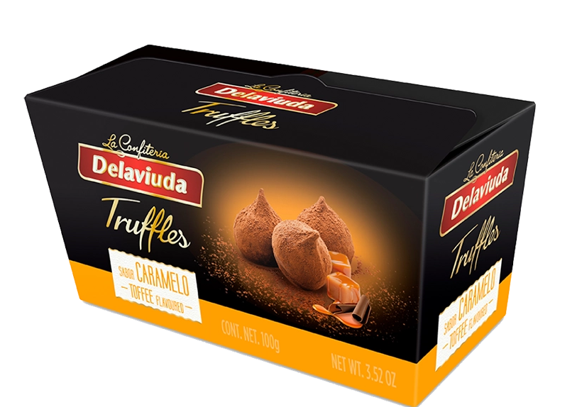 Kakao- und Karamelltrüffel – 100 g