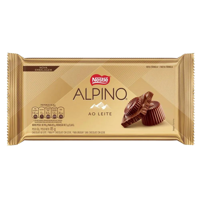 Alpino Chocolate em Barra - 85g