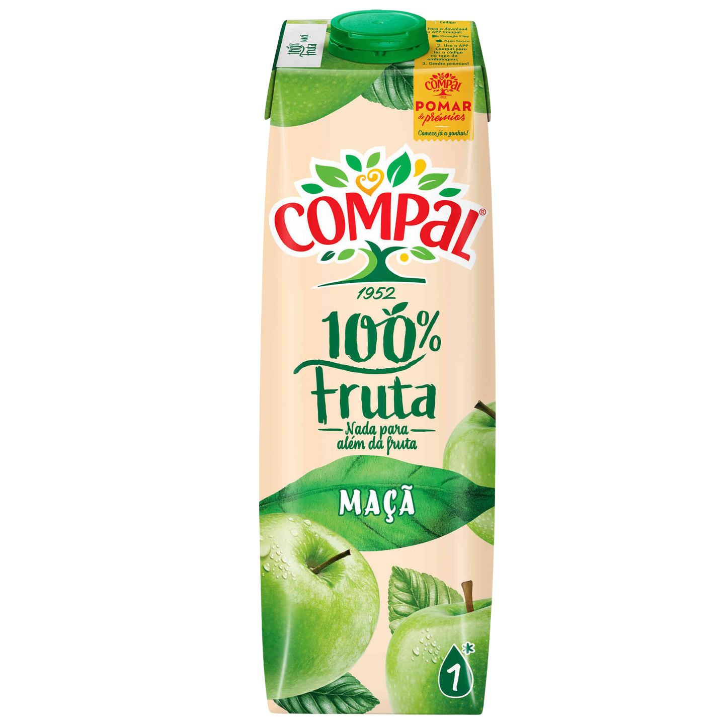 Compal Apfelsaft 100 % Frucht – 1 l