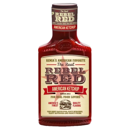 Rebel Red BBQ Sauce Amerikanischer Ketchup - 450ml