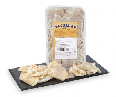 Bacalhau do Atlântico Salgado e Desfiado - 400g