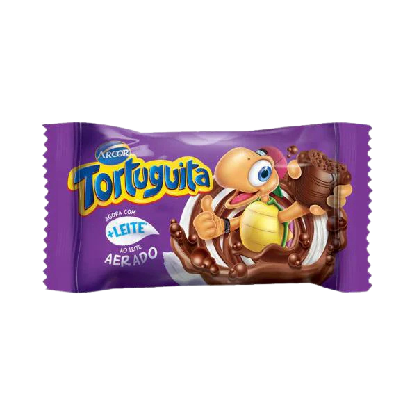 Tortuguita-Milchschokolade mit Knusperüberzug