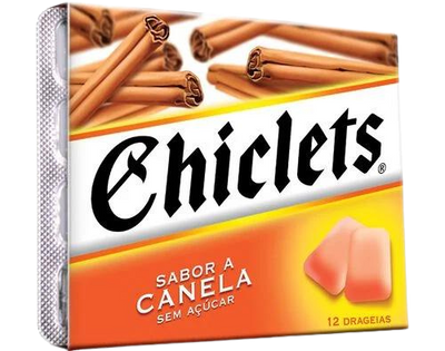 Chicletes de Canela sem Açúcar
