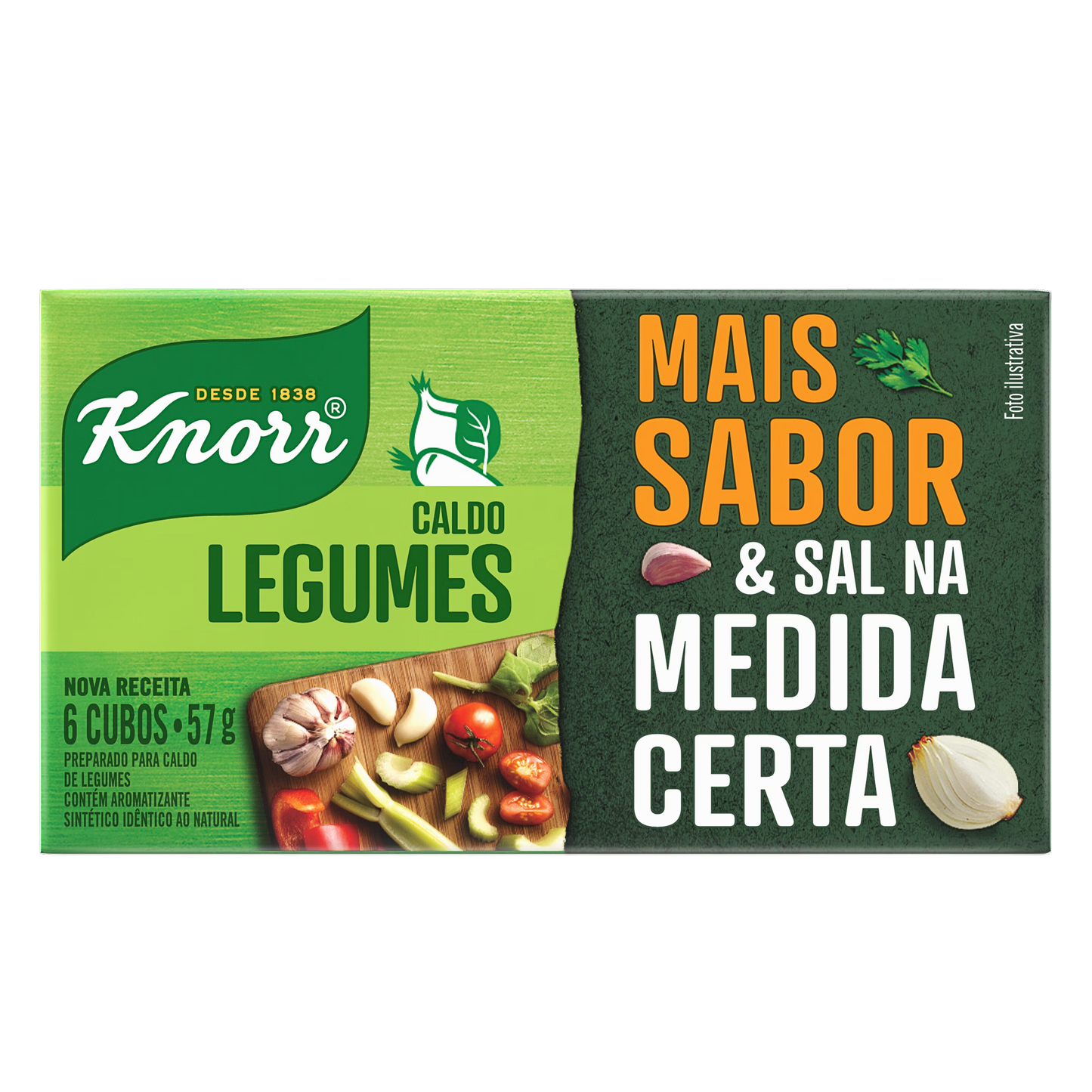 Caldo Legumes em Cubos - 57g