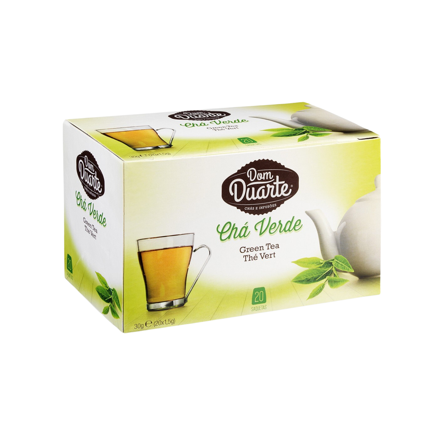 Chá Verde 20 Saquetas - 30g