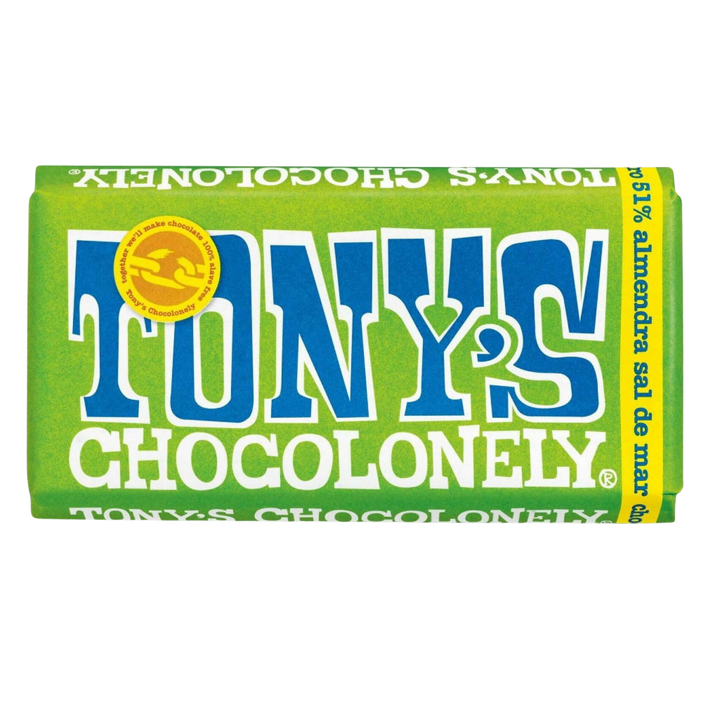 Chocolate amargo 51% sal marinho e amêndoa - 180g
