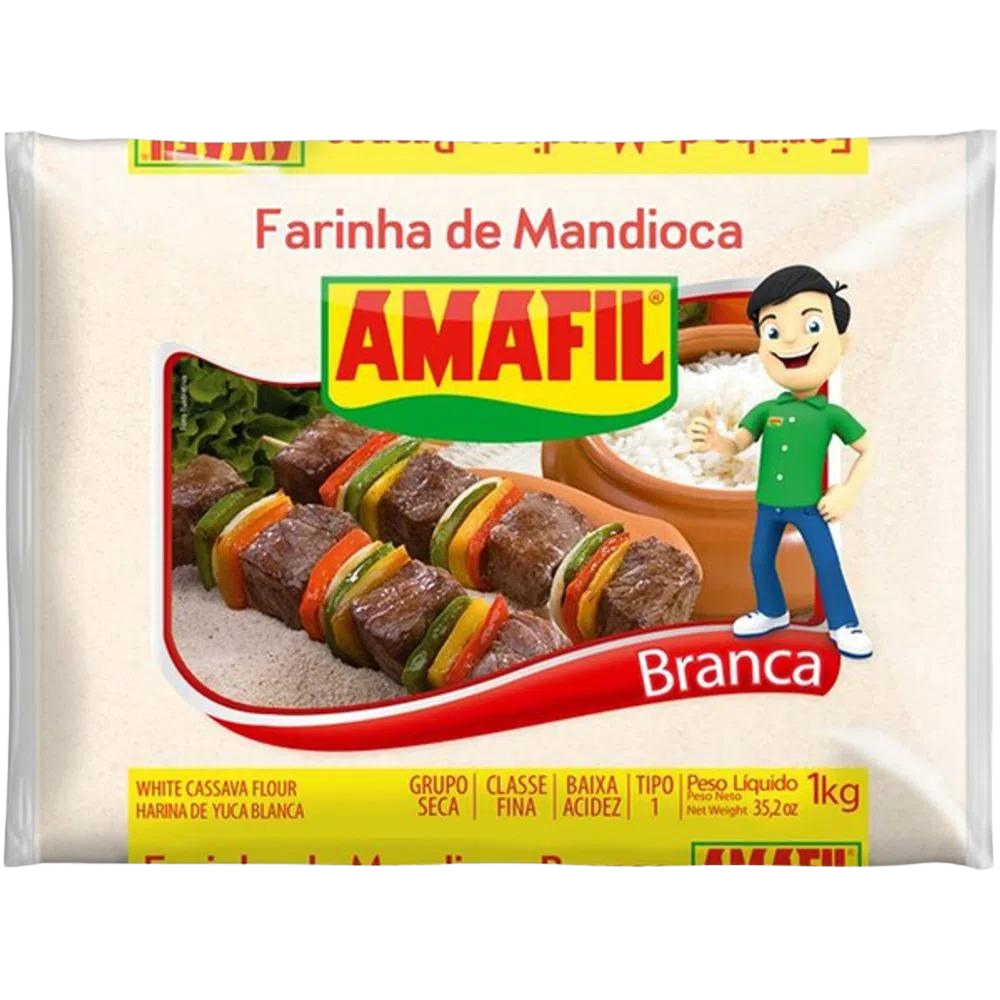 Farinha de Mandioca Branca Fina - 1kg