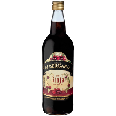 Ginja Cherry Liqueur with Fruit - 1L