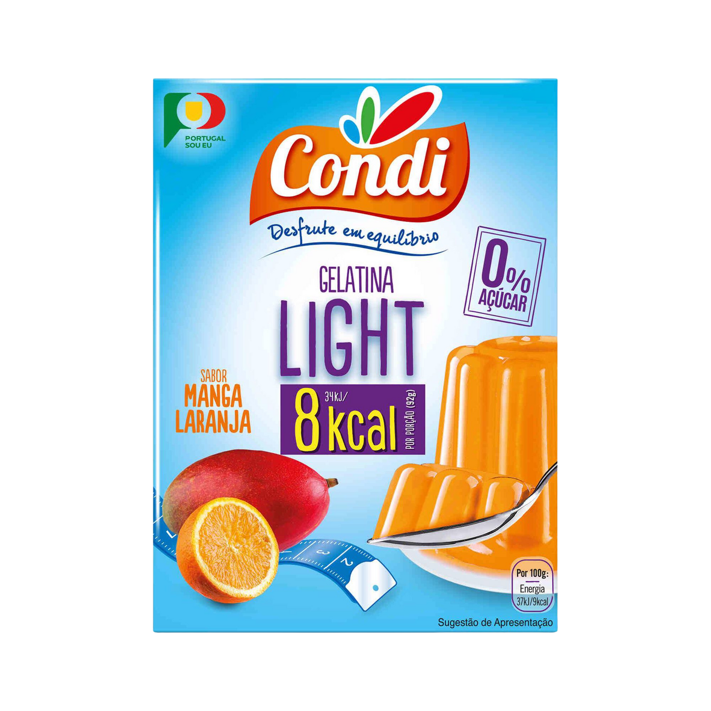 Gelatin Light Mango and Orange - 114g
