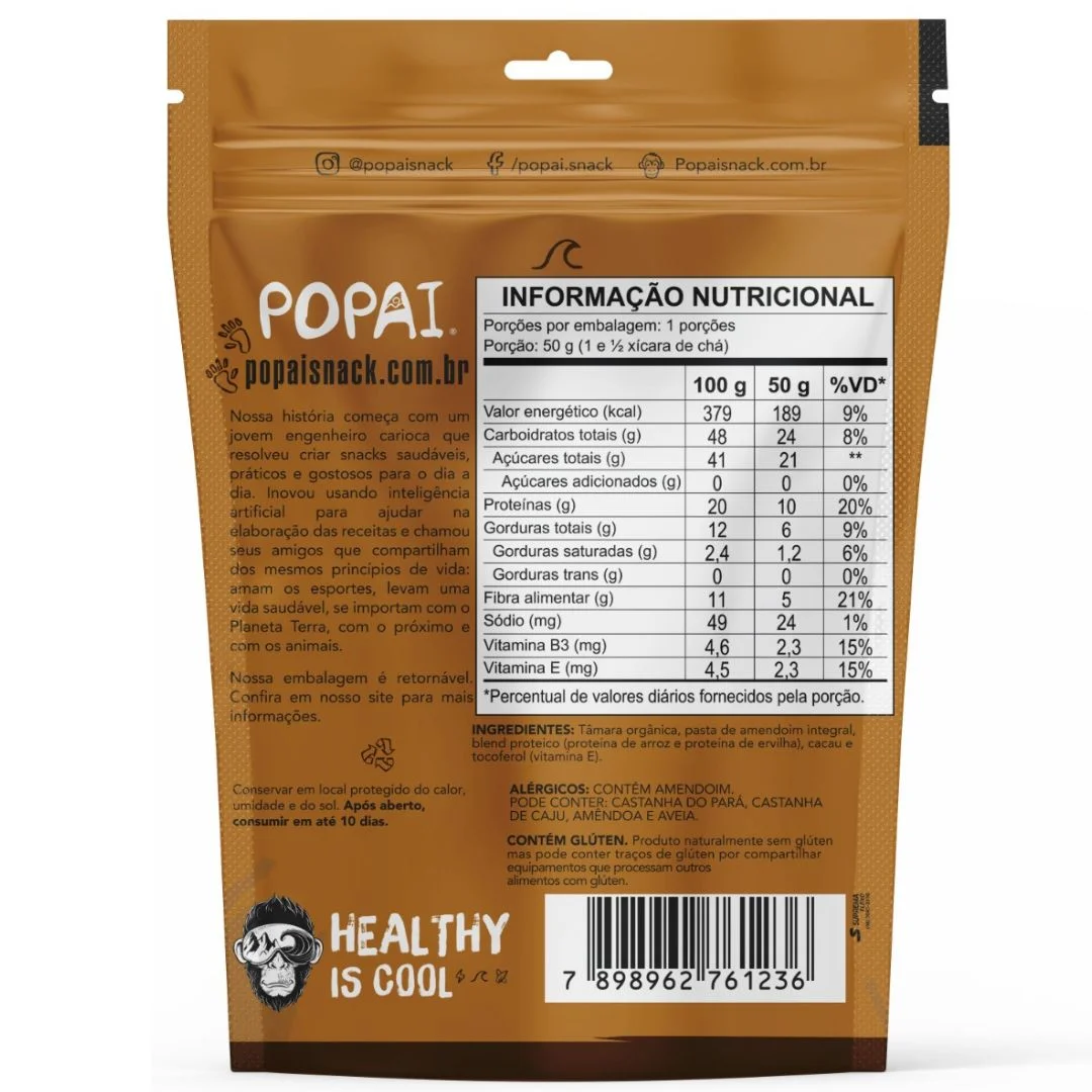 Cubos Proteicos de Manteiga de Amendoim - 50g