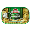 Canned food packaging with Ramirez brand label on a white background