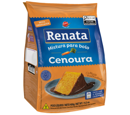 Renata carrot cake mix packaging on a white background