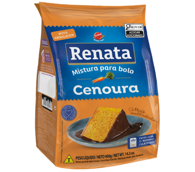 Renata carrot cake mix packaging on a white background
