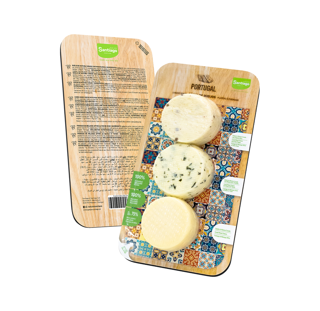 Tábua de Queijos Sabores Misto - 300g