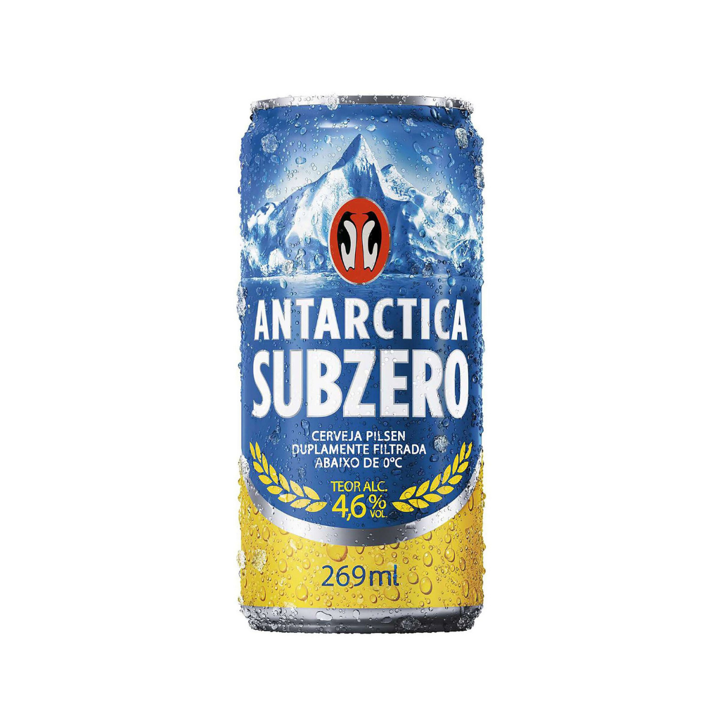Antartica Cerveja Subzero Lata - 269ml